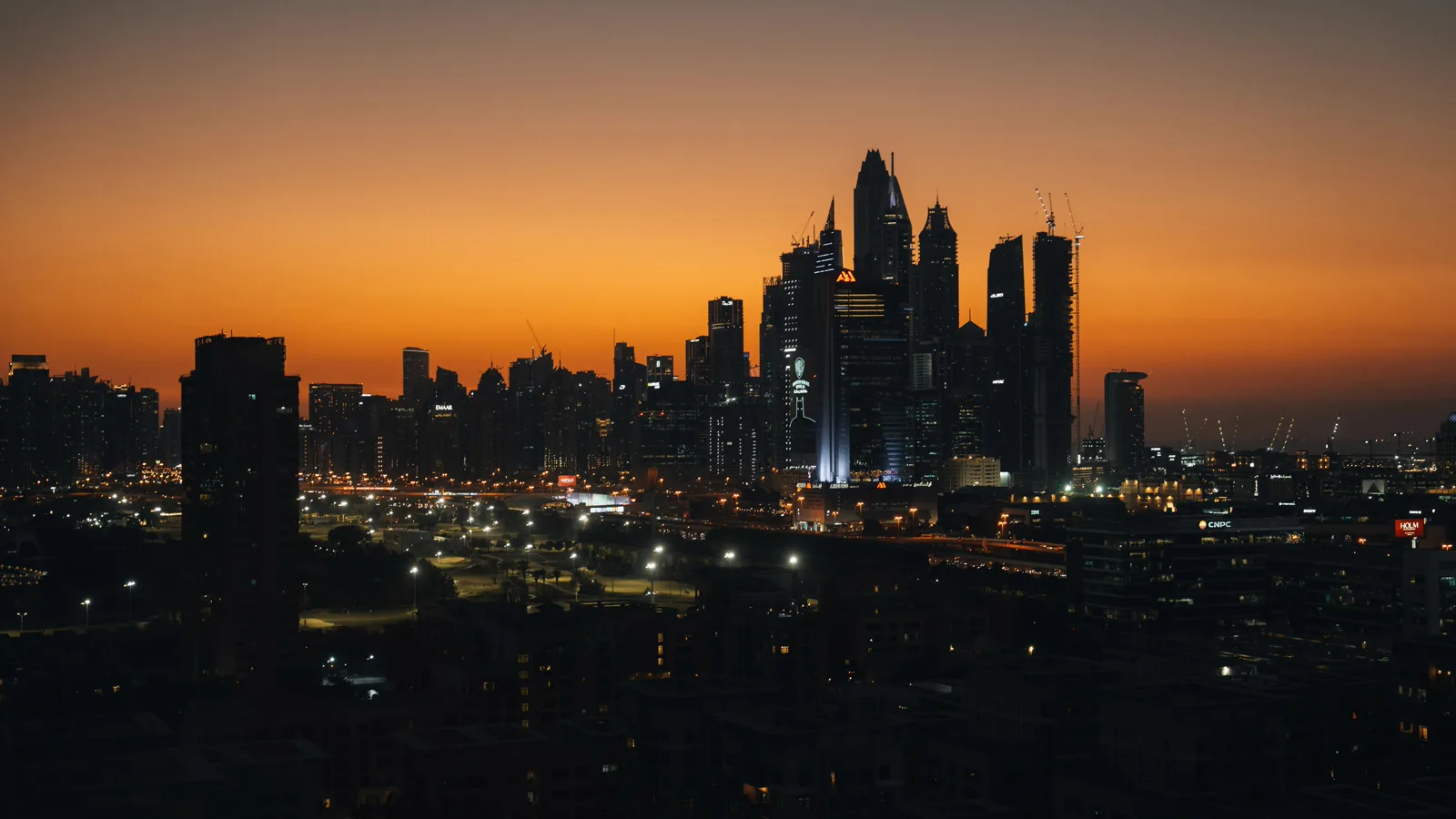 Dubai Marina skyline at dusk representing UAE business and corporate tax deadlines